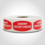 Cherry Cream Cheese Sticker Labels