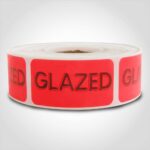 Glazed Donut Sticker Labels