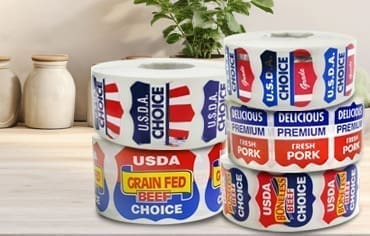 USDA Rolls of Labels for Marking USDA Meat