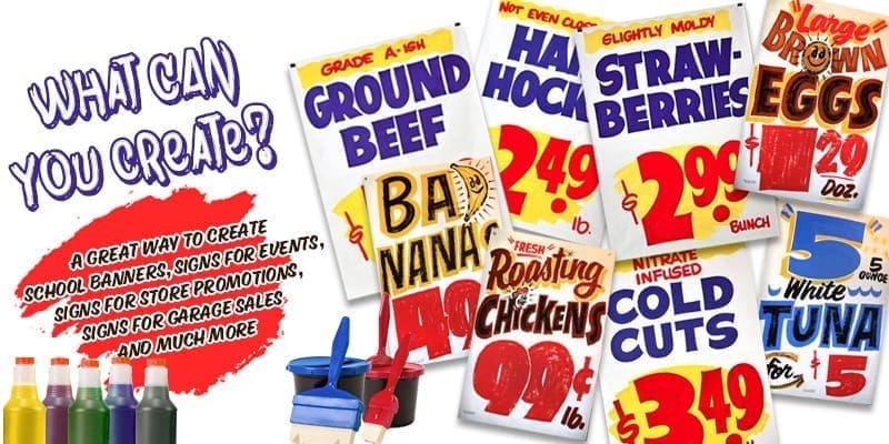 Sign making inks examples