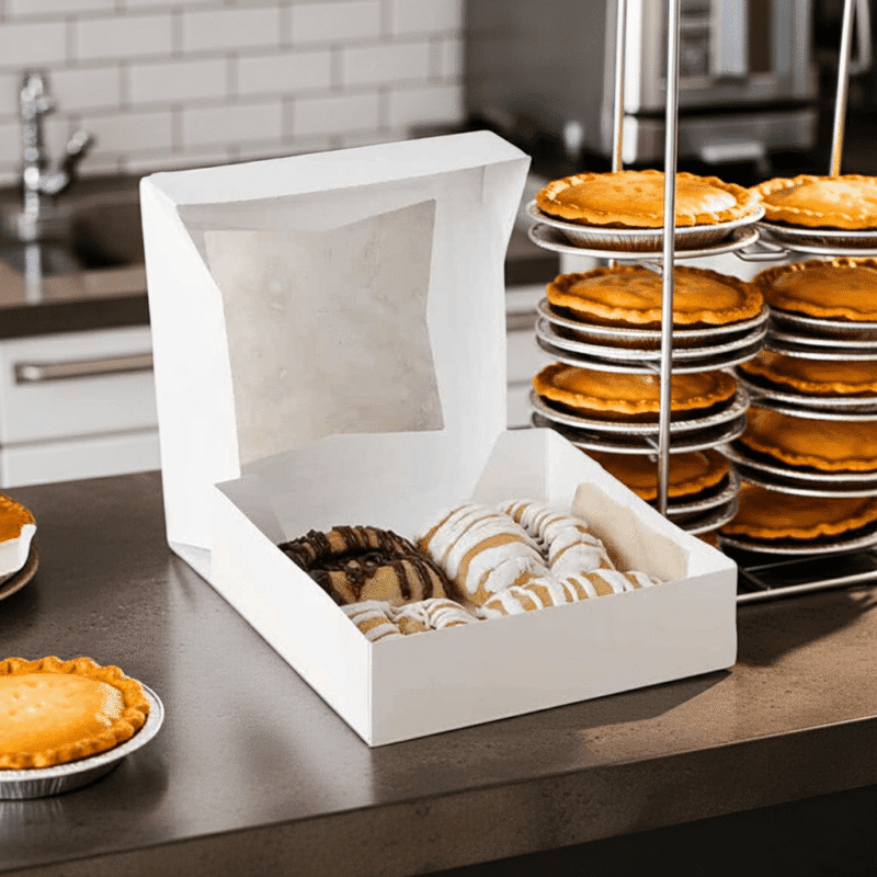 360184 9 inch Pie Boxes with Window