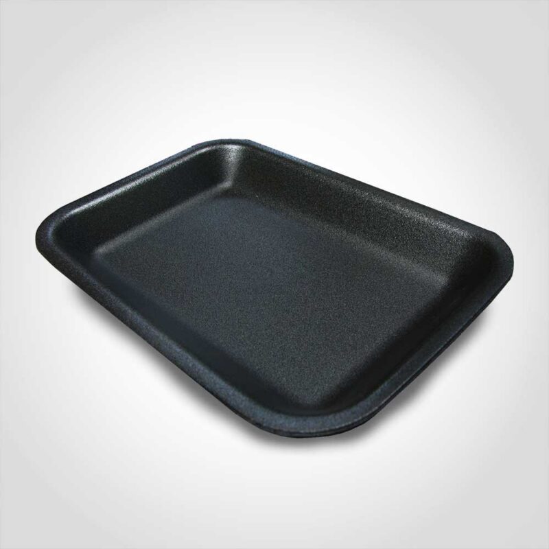 370019 2PMW Black Foam Tray 8.375 x 6.125 x 1 inches