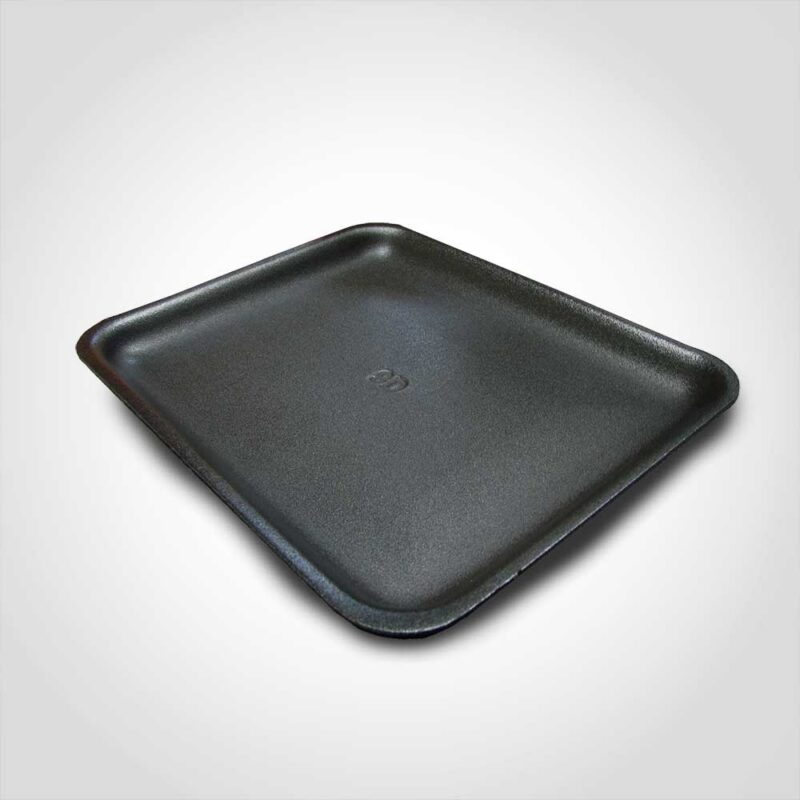 370028 9D Black Foam Tray 11.875 x 9.625 x 1 inches