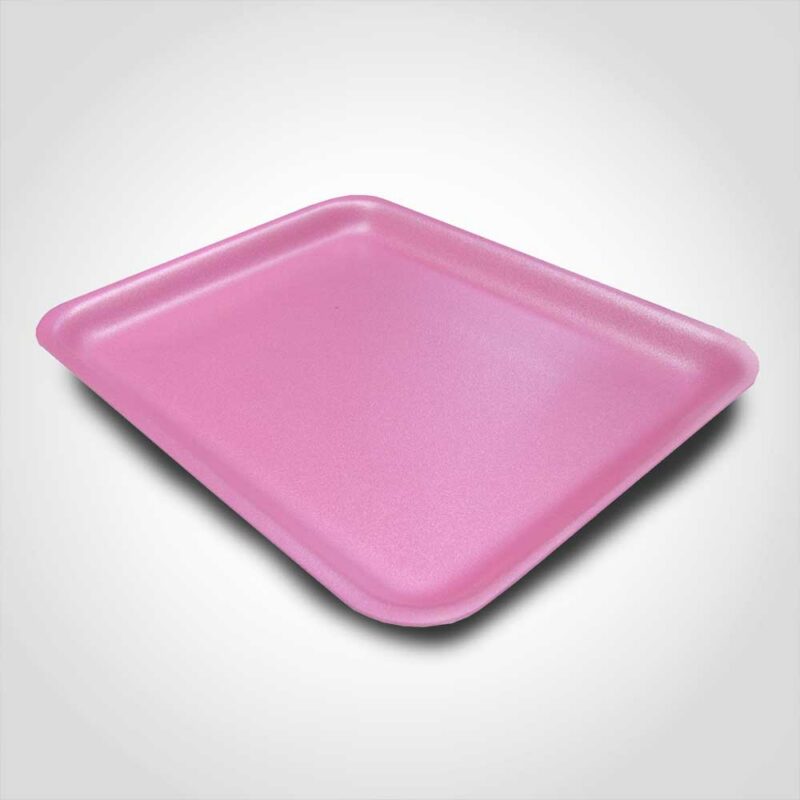 370045 20S Pink Foam Tray 8.56 x 6.375 x 1.19 inches