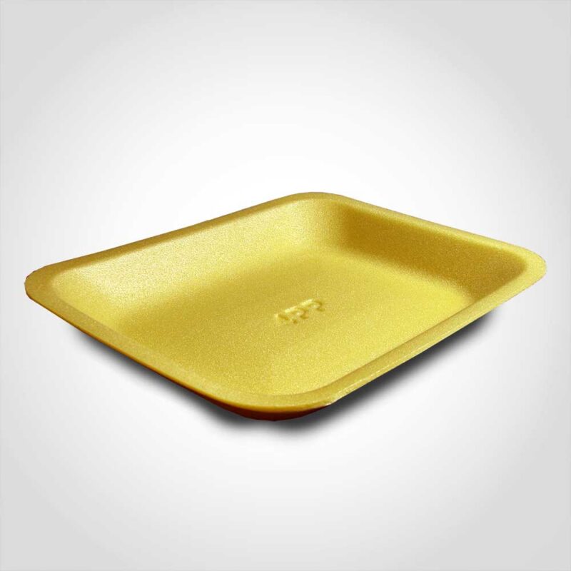 370057 4PMW Yellow Foam Tray 9 x 7 x 0.875 inches