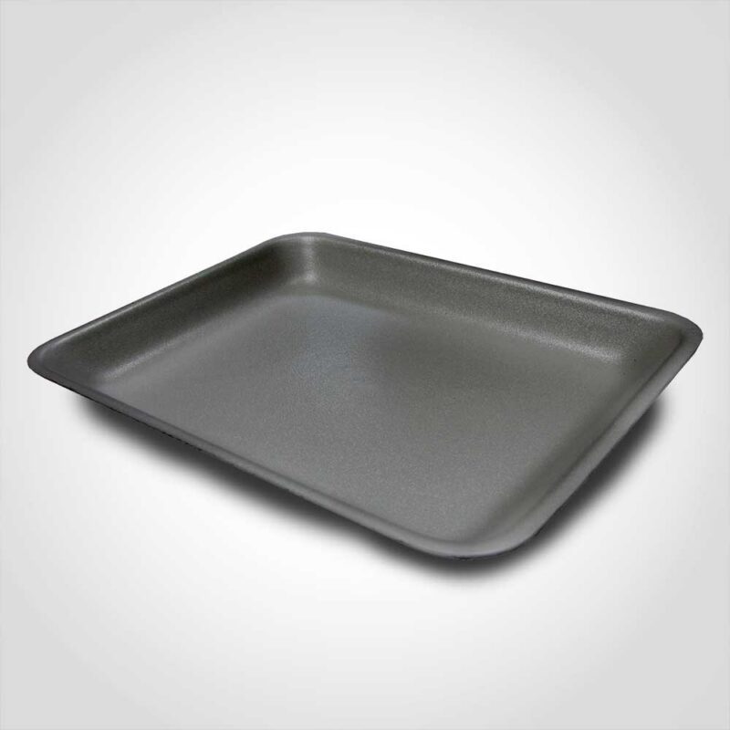 370087 1S Black Foam Tray 5.25 x 5.25 x 0.875 inches