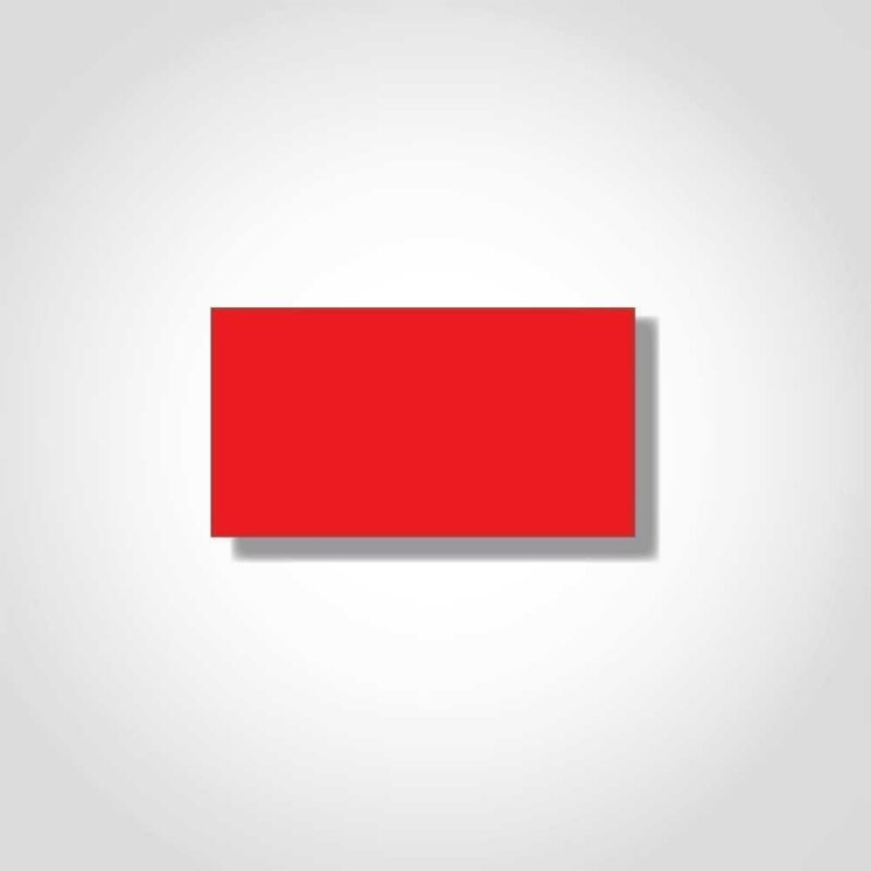 P-14 Fluorescent Red Labels - 1 Sleeve of 16M