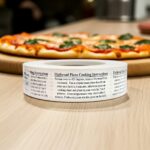 flatbread pizza sticker with instruction on how to bake