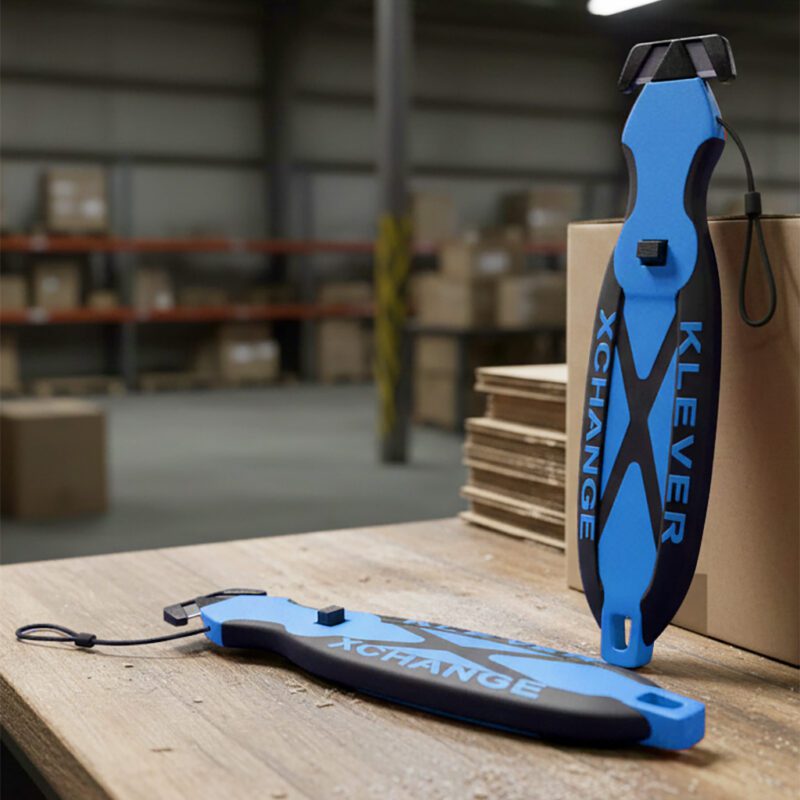 600036-X-Change-Safety-Cutter X-Change Blue Safety Cutter with Tape Splitter sold by the eaches