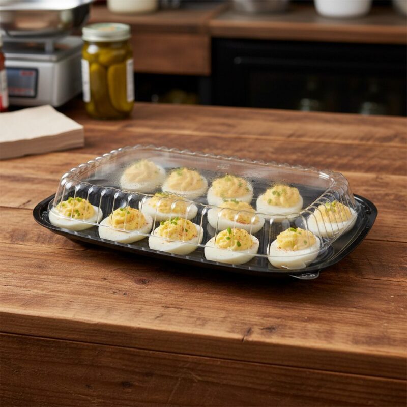 Deviled Egg Trays Disposable 12 count PET with lid Deviled Egg Trays Disposable 12 count PET with lid