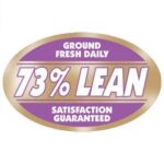 Ground Beef 73% Lean Sticker