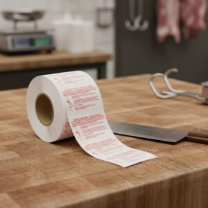 Safe Handling Label Red 1.25 x 2
