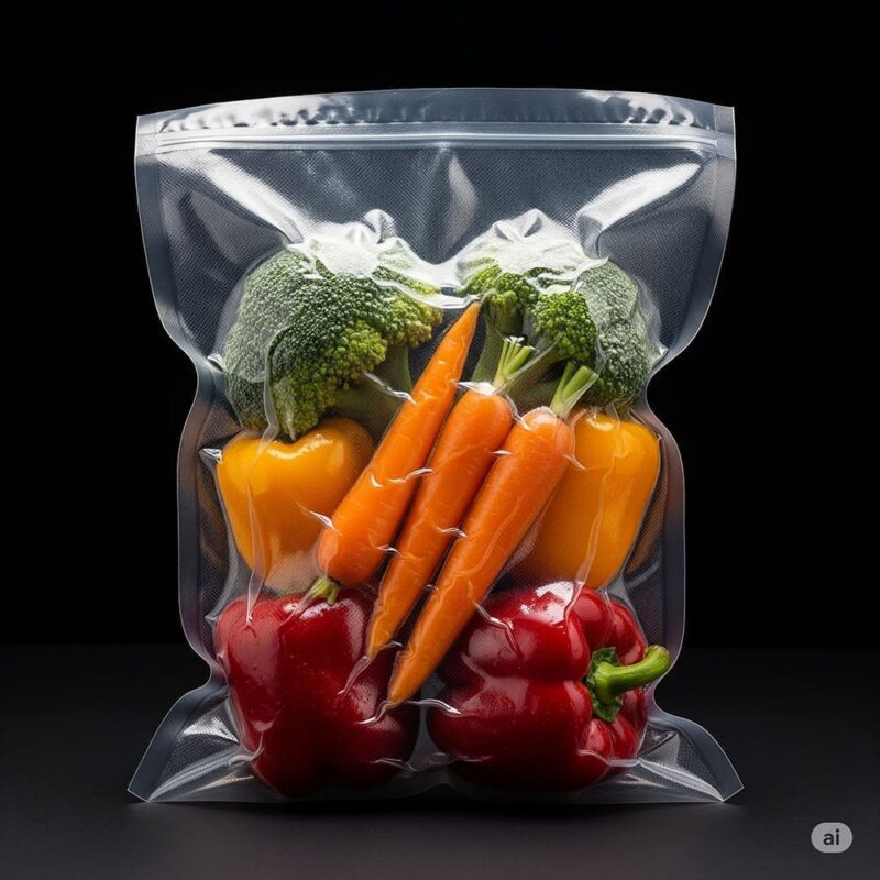 100720 6" x 12" Vacuum Pouch – Heavy-Duty Vacuum Seal Bags for Food Storage & Retail Packaging