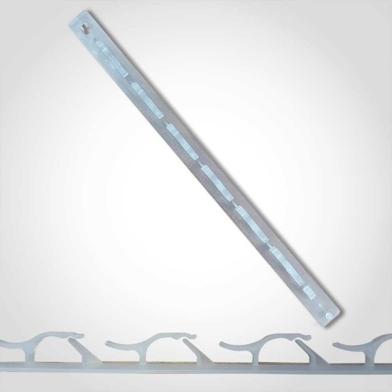 190038 Merchandising Clip Plastic Heavy 6 Clip