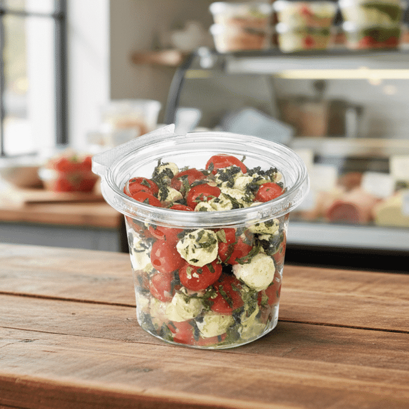 261488 Deli Container Tamper Resistant 24oz Safe-T-Fresh Deli Container Tamper Resistant 24oz Safe-T-Fresh
