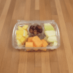 30 oz. 4 Compartment Rectangle Tamper Evident Take Out Containers