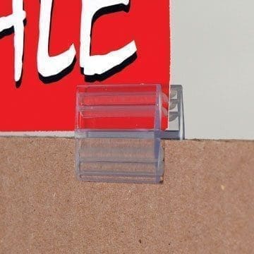 1 inch Fast Grip H Sign Clip - 50 Pack (190089)