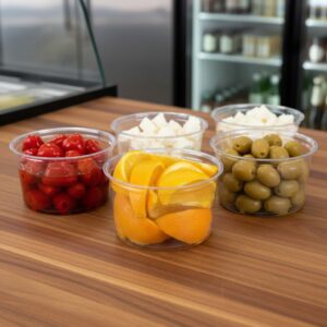 16 oz Deli Containers PET Plastic - 500/case