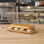 Hinged Sandwich Container in a case pack of 300