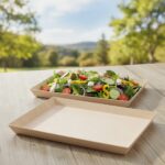 Rectangular Samurai Wooden Serving Tray
