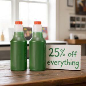Green sign making ink in 2 16oz bottles