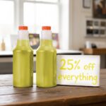 Yellow sign making ink in 2 16oz bottles