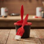 Sign Making 1 inch foam brush - pen set with ink well