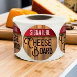 Signature Cheese Board Deli Label 500 rolls of stickers