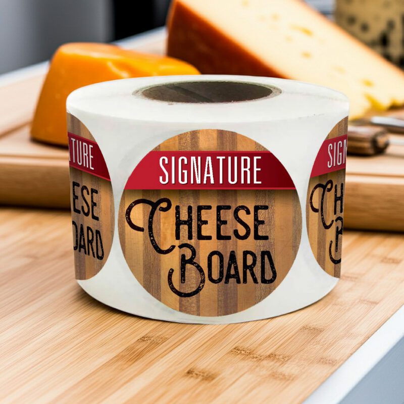 520155-Signature-Cheese-Board-Deli-Label-Stickers Signature Cheese Board Deli Label 500 rolls of stickers