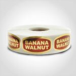 Banana walnut Sticker Labels