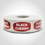 Black Cherry Sticker Labels