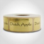 Dutch Apple Sticker Labels