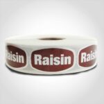 Raisin Sticker Labels