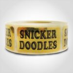 Snicker Doodles Sticker Labels