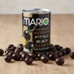 Mario MEDIUM Ripe Pitted Olives 6 oz. can 12-PACK