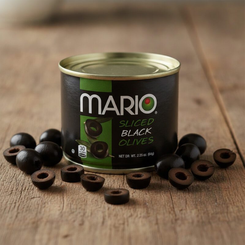 Mario Sliced Ripe Olives 2.25 oz. can 24-PACK