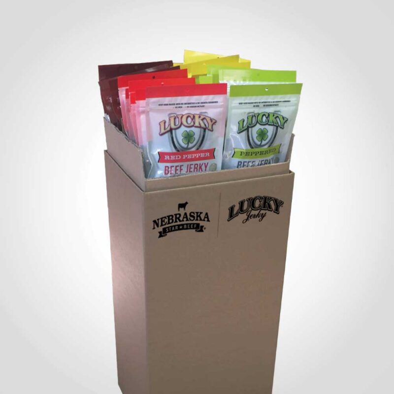 Lucky Jerky 24ct Slab Jerky Display 1 Lucky Jerky 24ct Slab Jerky Display