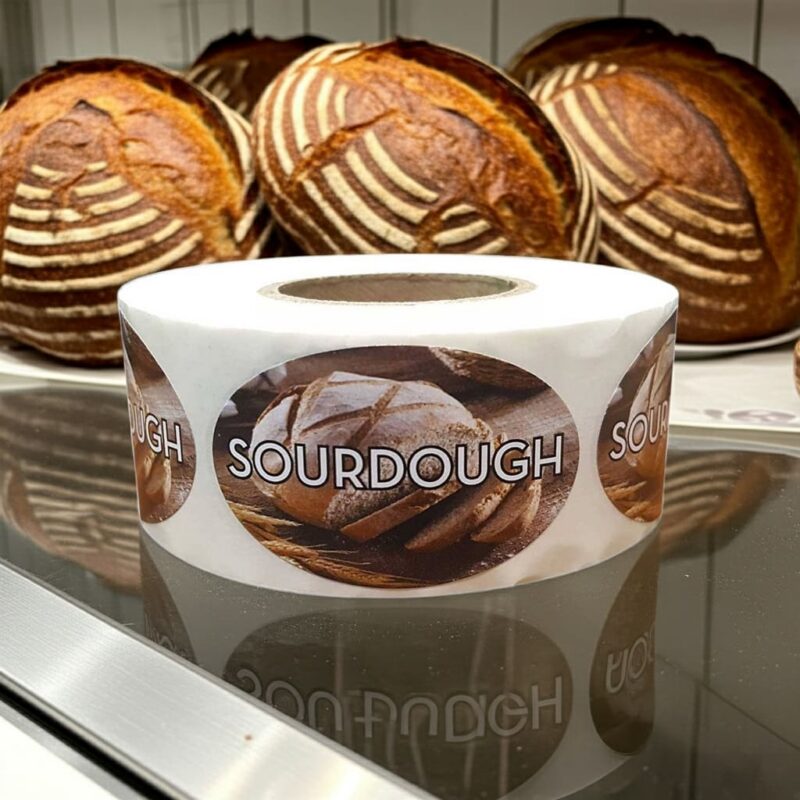 560047 Sourdough Bread Label Bakery Bread Sticker Sourdough Bread Label Bakery Bread Sticker