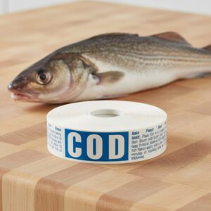 Cod fish sticker