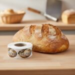 Italian Bread label with image of bread on the sticker